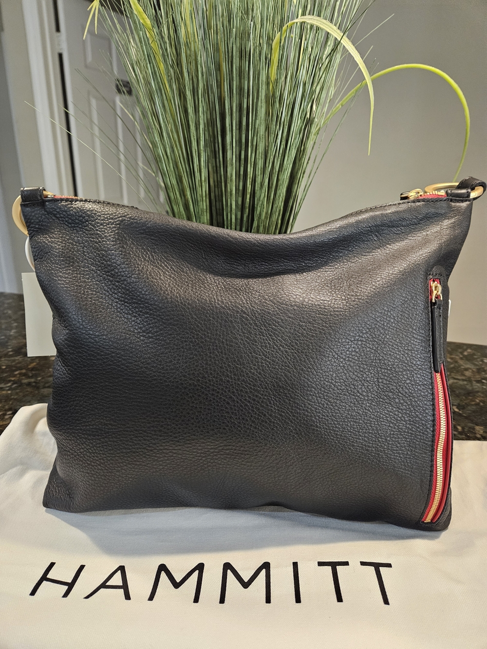 Brand New Large Kyle Hammitt Handbag With Brushed Gold Hardware - Picture 4 of 5